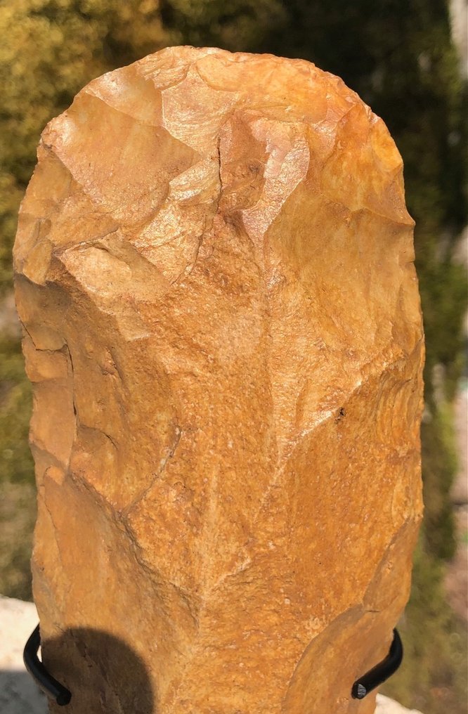 Νεολιθική ΑΠΙΣΤΕΥΤΟ τετράγωνο κομμάτι μουσείου - 20.5 cm #1.0