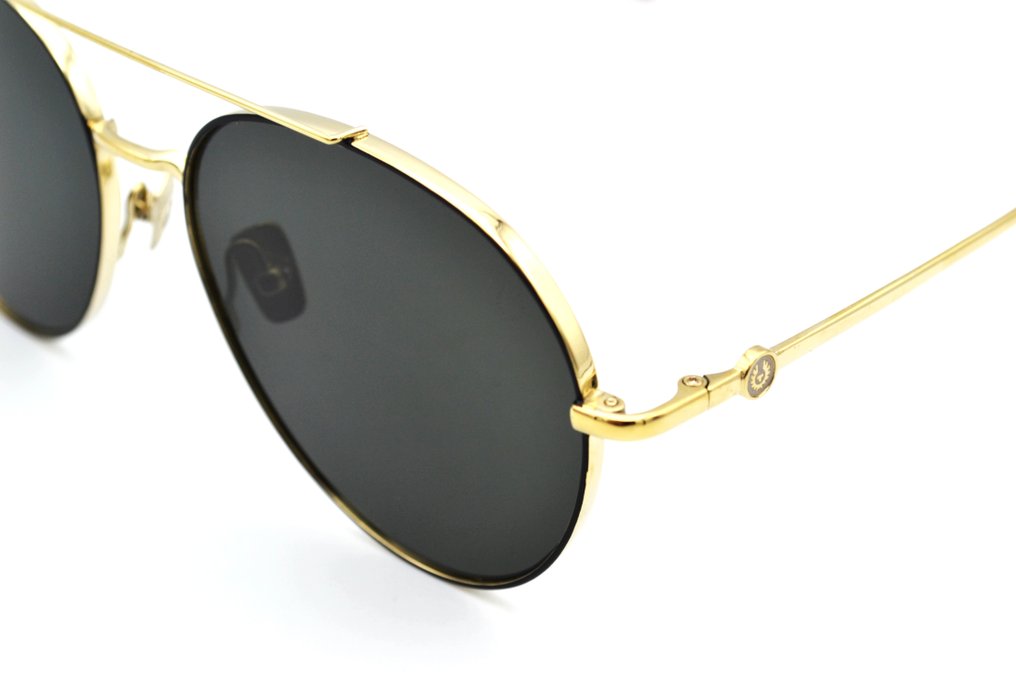 Belstaff - Made in Japan - MAGNUM GOLD TITANIUM - Round Aviator Design - *New* - Γυαλιά ηλίου #3.2