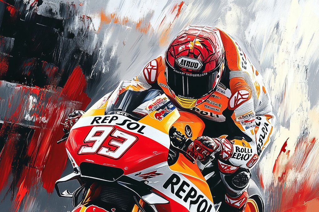 Canvas Fit - Alberto Ricardo - “Marc Márquez: El Límite como Estilo de Vida” #1.0