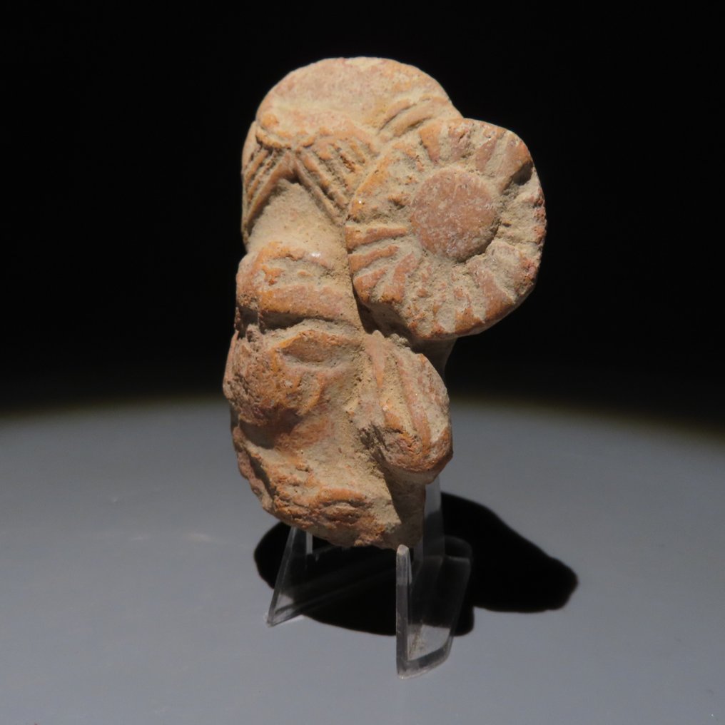 Sar Dheri, Peshawar Terrakotta Fragmentum ábra. Kr. e. 300–100. 6,8 cm magas. (Nincs minimálár) #2.1