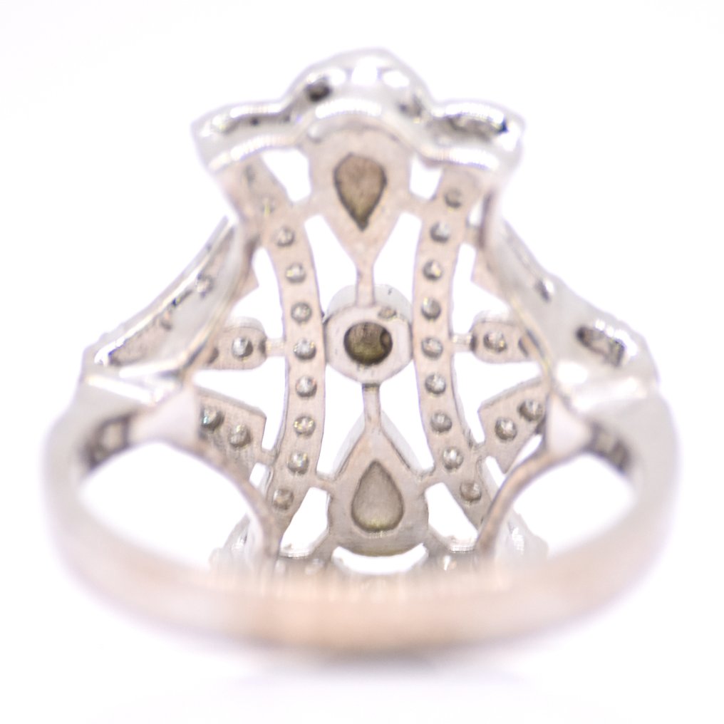 沒有保留價 - 戒指 鉑金 -  0.70ct. tw. 鉆石 (天然)  - 新爱德华风格 #4.3