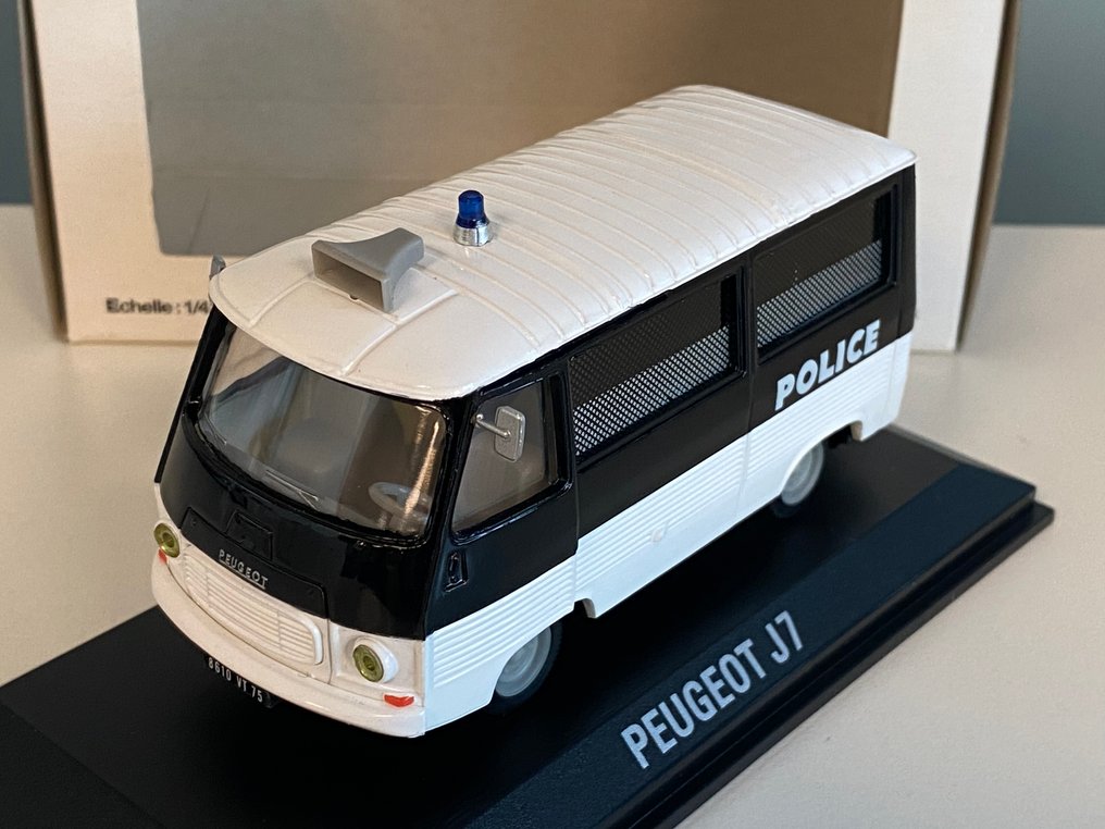 Norev 1:43 - Model furgonetă - Peugeot J7 Police 1965 - Superb model în ediție limitată și epuizată #2.1