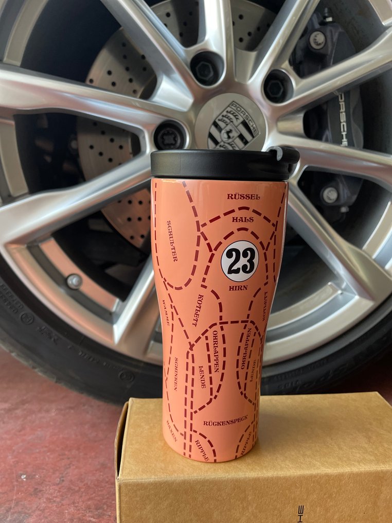 Θερμό κύπελλο - Ροζ Γουρούνι - Porsche #1.0