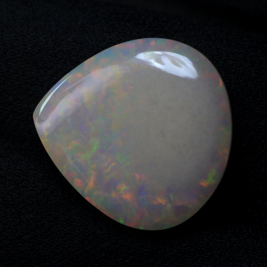Grijs Opaal - 20.81 ct - nternational Colored Gemstone Association (ICA GemLab) - Top Regenboogkleuren #1.0