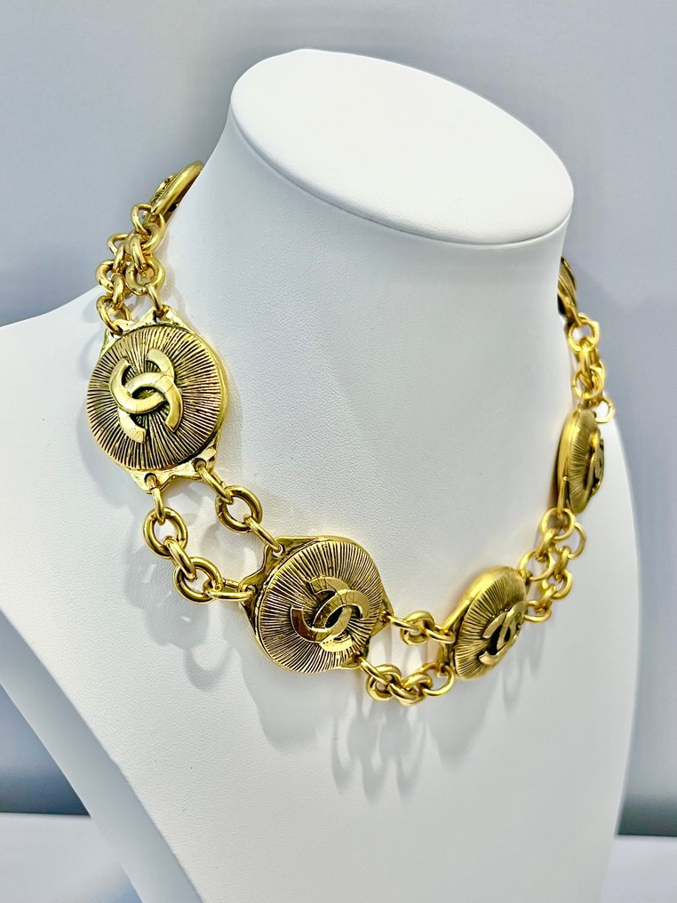 Chanel - Placat cu aur - Colier gât - Chanel Soleil Radieux GM #3.2