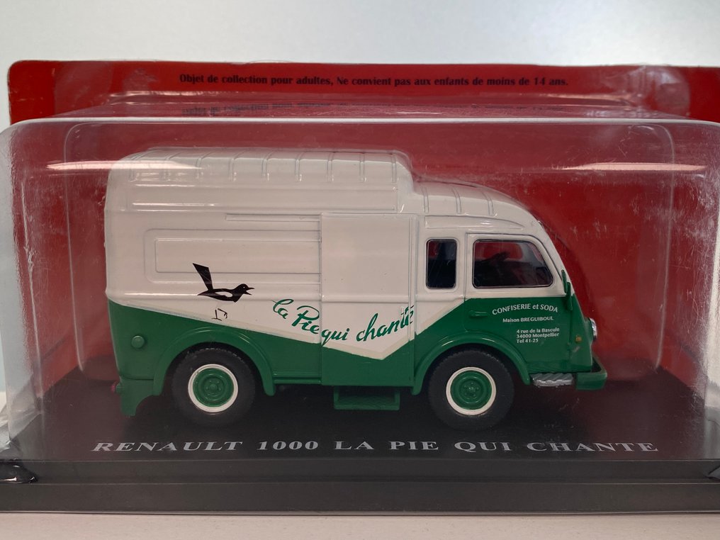 Hachette 1:43 - Camionnette miniature (2) - Renault 1000 kg "La Pie qui Chante" + Renault 1000 kg "Royal Mint" - Superbes modèles en édition limitée et épuisée #2.1