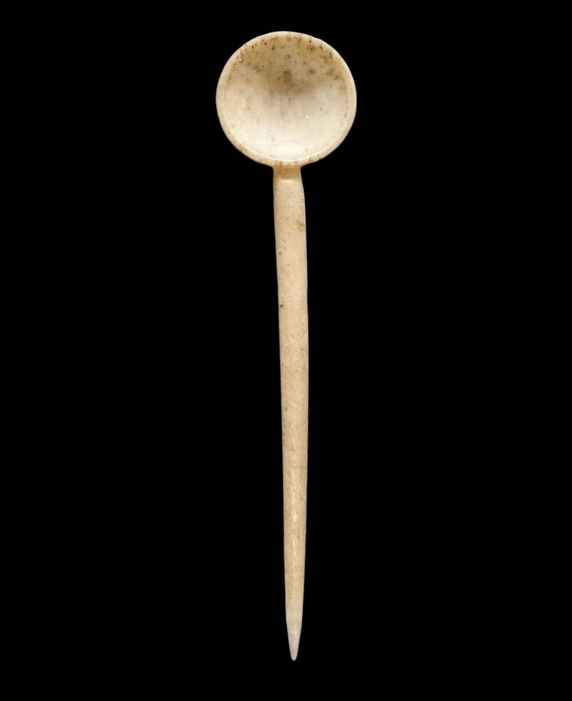 古罗马 高卢-罗马时期的雕刻骨头勺子 #1.0