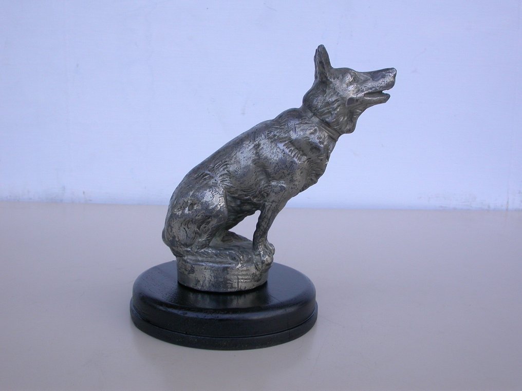 Shepherd Dog signed LB - Μασκότ - car mascot - Μέταλλο #1.0