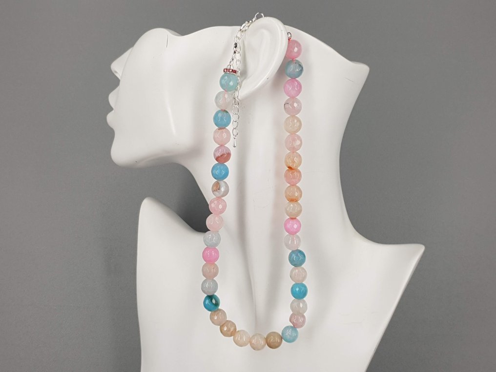 Natürlich Morganit Edelstein - Kette #1.0