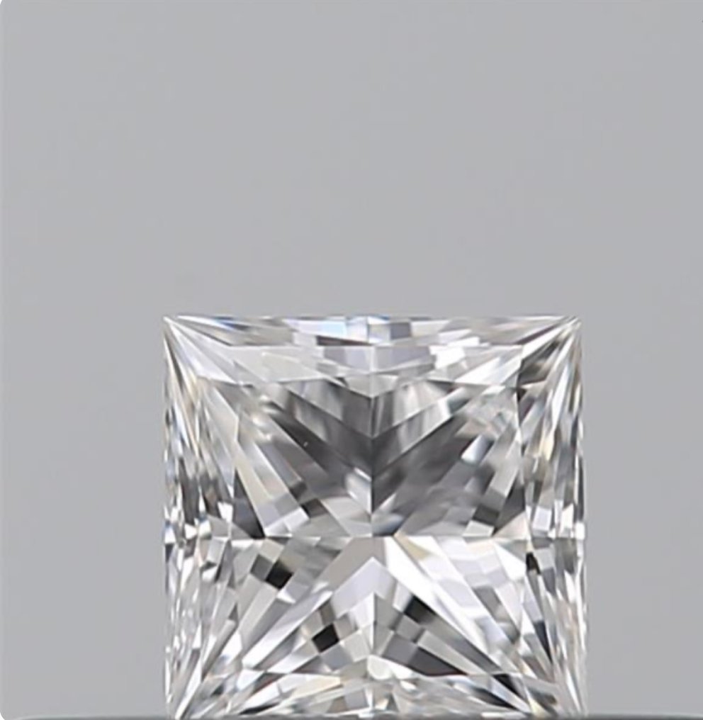 1 pcs 钻石  (天然)  - 0.36 ct - 方形 - E - IF - 美国宝石研究院（GIA） #1.0