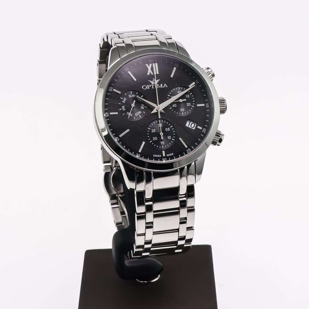 Optima - Swiss Chronograph - OSC450-SS-3 - Ingen mindstepris - Mænd - 2010-2020  #1.0