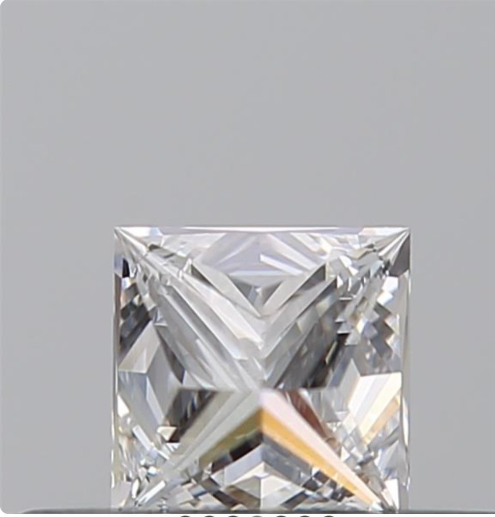 1 pcs 钻石  (天然)  - 0.36 ct - 方形 - E - IF - 美国宝石研究院（GIA） #2.1