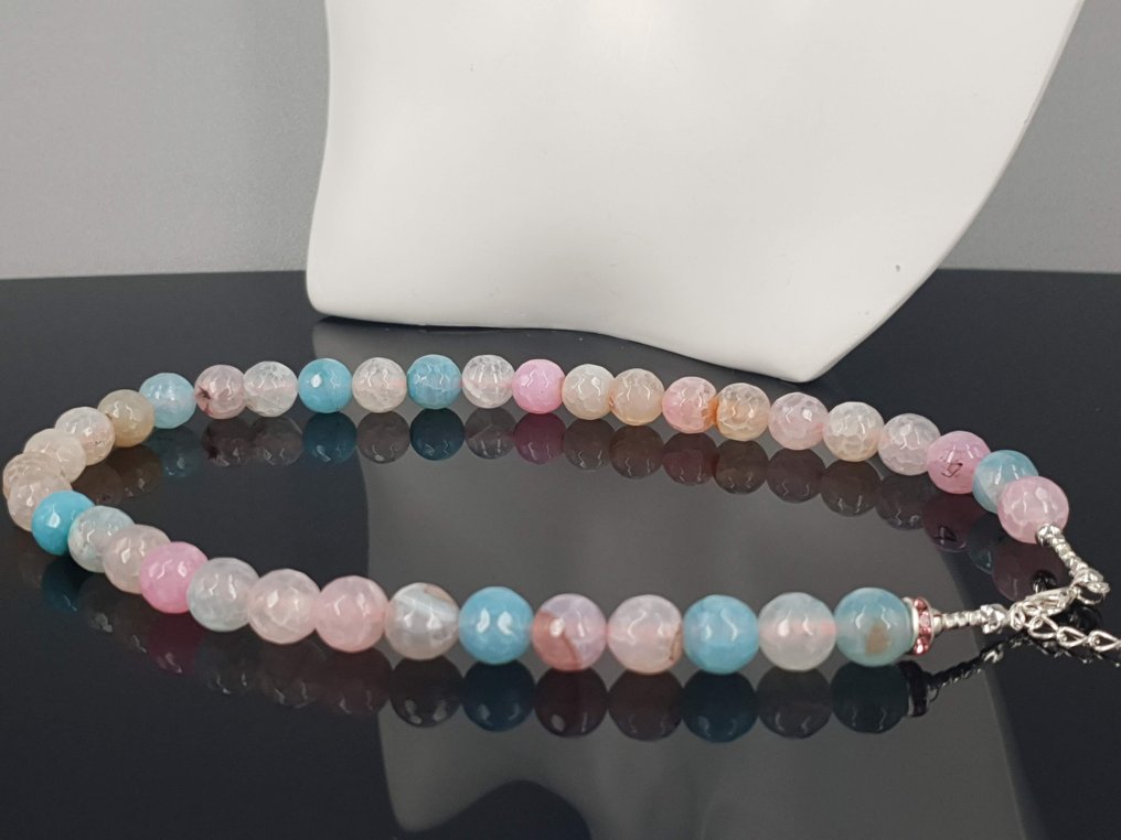 Natürlich Morganit Edelstein - Kette #1.0