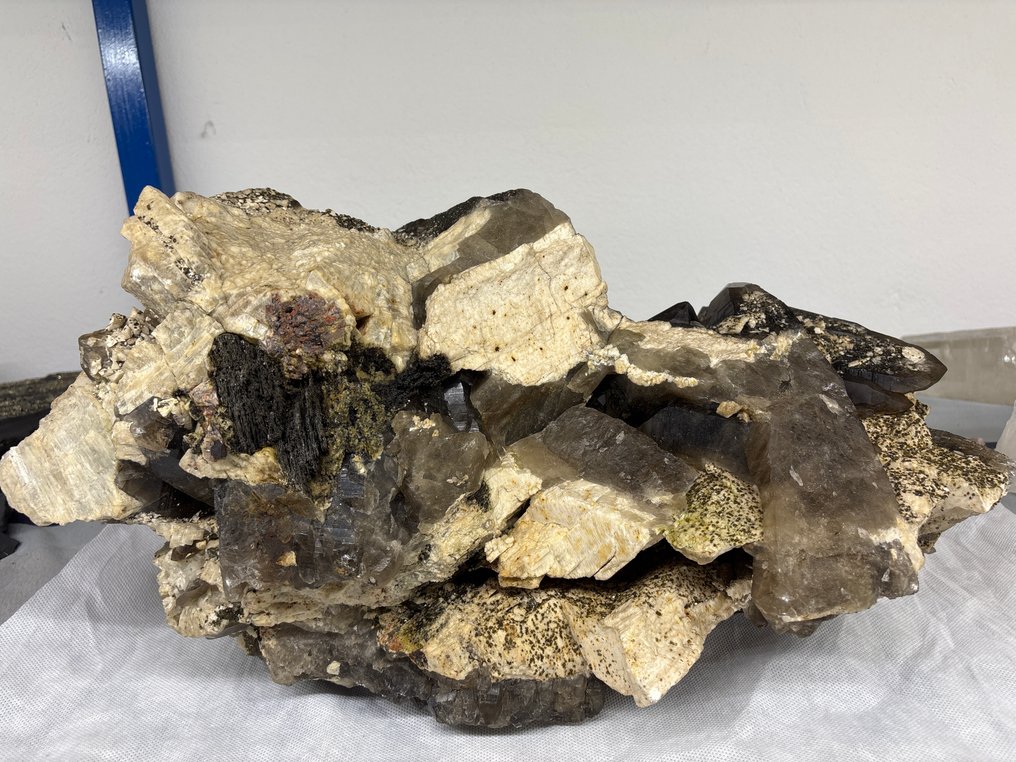 Χαλαζίας feldispato - Ύψος: 48 cm - Πλάτος: 35 cm- 28.87 kg - (1) #1.0