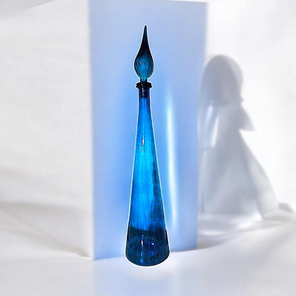 Decantor - blenko - a coste - Decanter BLENKO din anii '60 #1.0