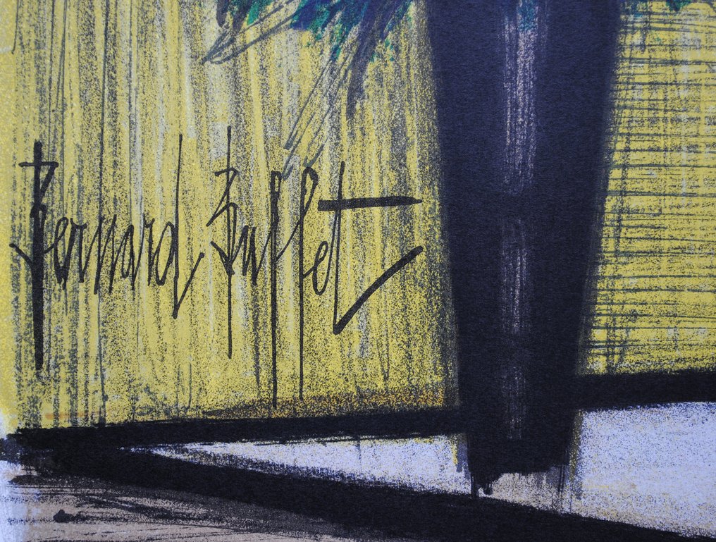 Bernard Buffet (1928-1999) - Le bouquet violet #1.0