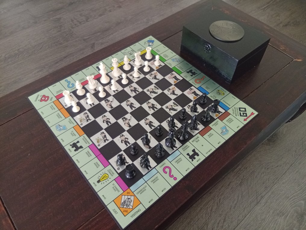 Anthony Dubois - Mr Monopoly chessboard and monopoly #2.1