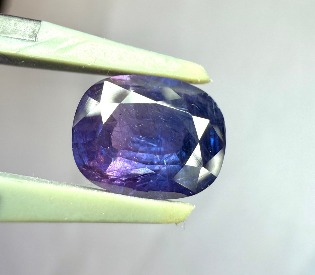 1 pcs  紫罗兰色, 蓝色, 紫色 蓝宝石  - 2.38 ct - 瑞士宝石研究中心（GRS） - 克什米尔语 #3.2