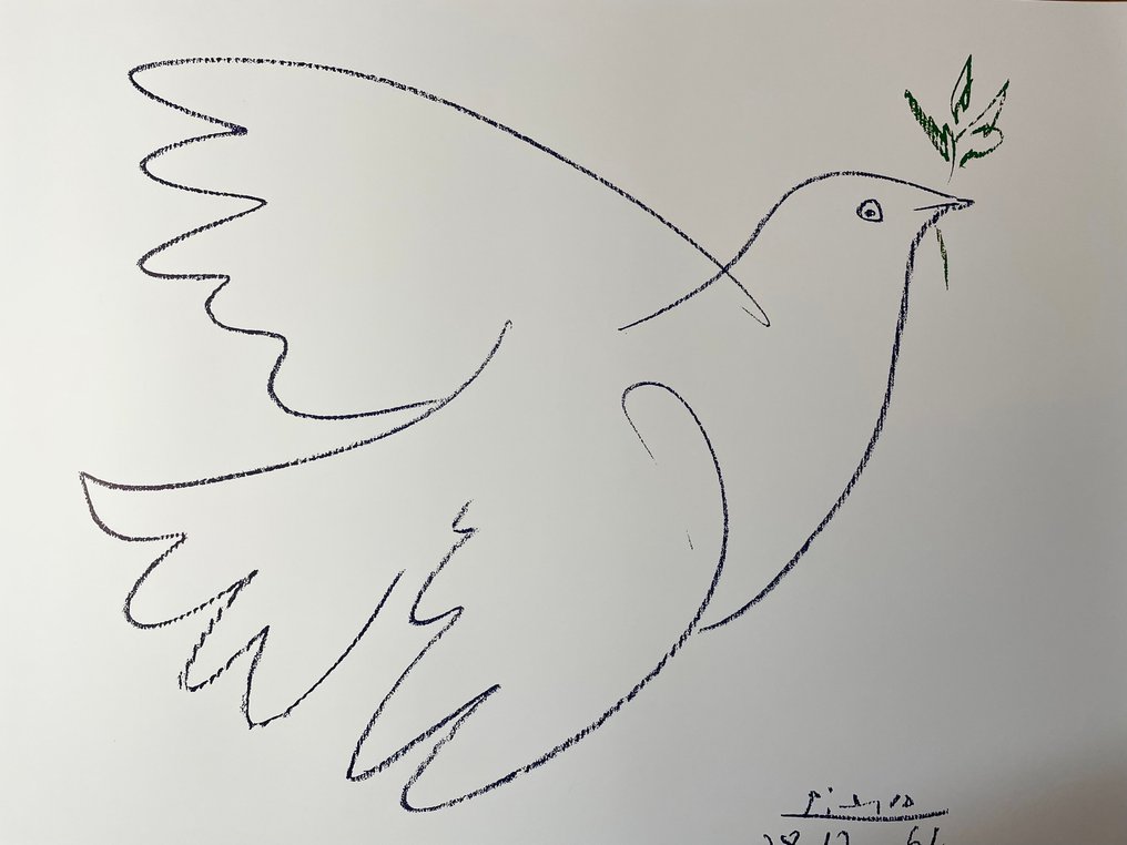 Pablo Picasso - "Colombe Bleue" (1961) - Lata 2000–2009 #1.0