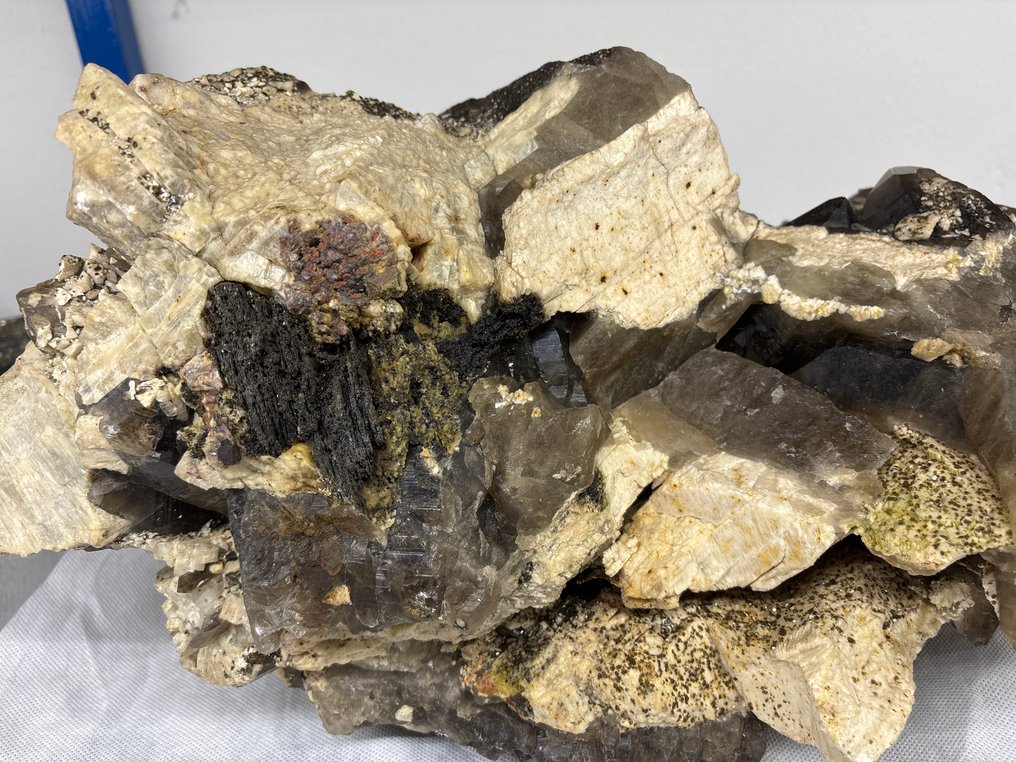 Χαλαζίας feldispato - Ύψος: 48 cm - Πλάτος: 35 cm- 28.87 kg - (1) #3.2