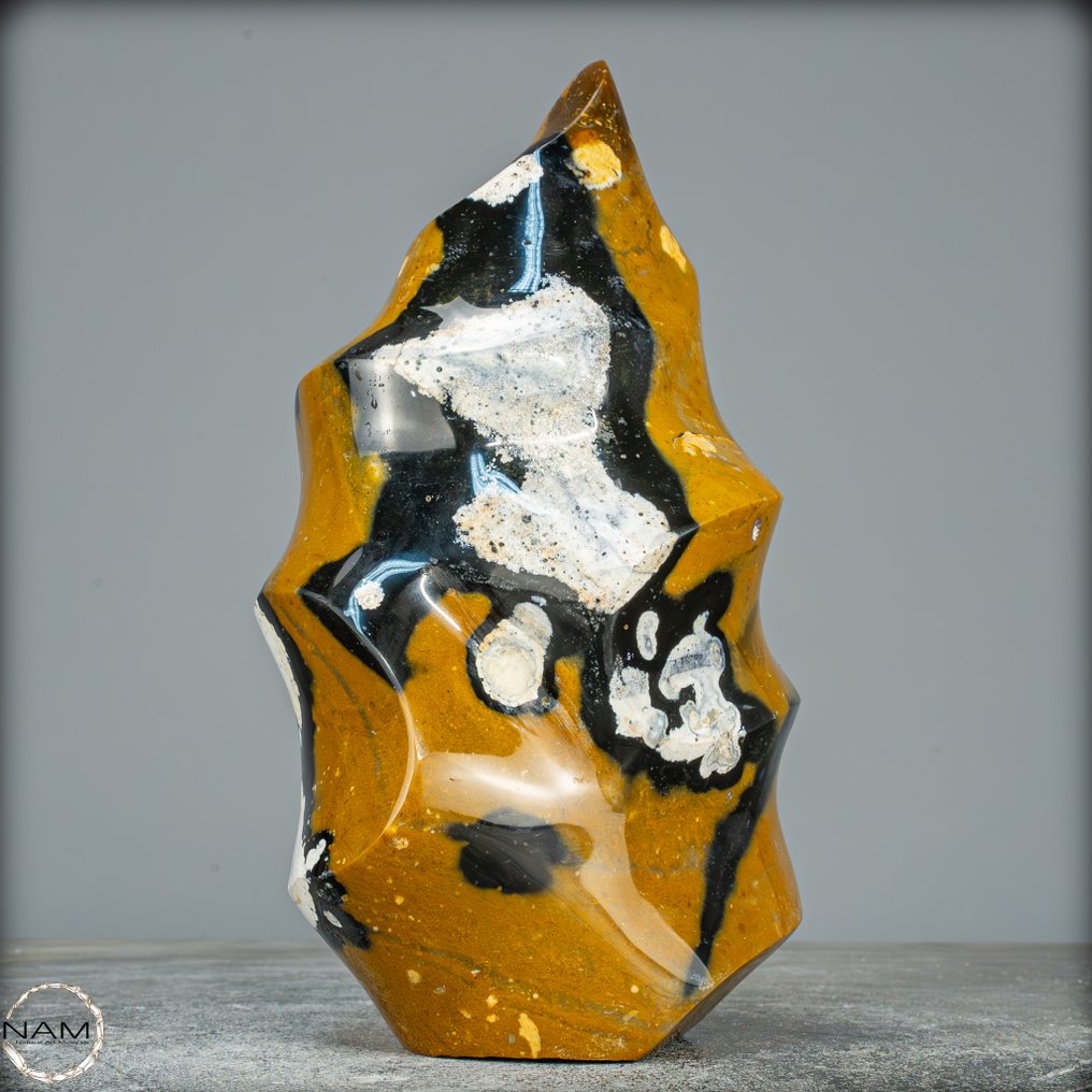 新发现!稀有天然菱铁矿-玉髓 火焰- 1938.04 g #3.2