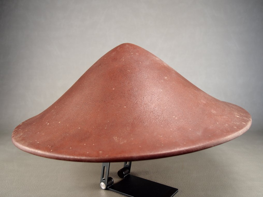 Τζίνγασα με μοτίβο απόγερα, που ήταν δημοφιλές ανάμεσα στους σαμουράι. Jinkasa με χρυσό makie οικογενειακό σήμα. - 15.2 cm #3.2