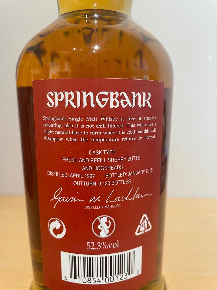Springbank 1997 17 years old Sherry Wood  - 700ml #2.1