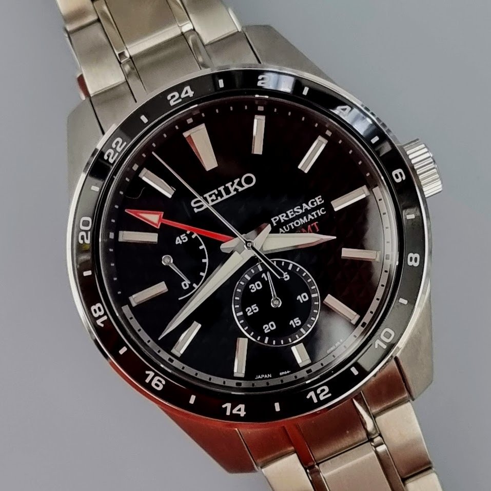 Seiko - Presage Sharp Edged GMT - SPB221J1 - Heren - 2020+  #1.0