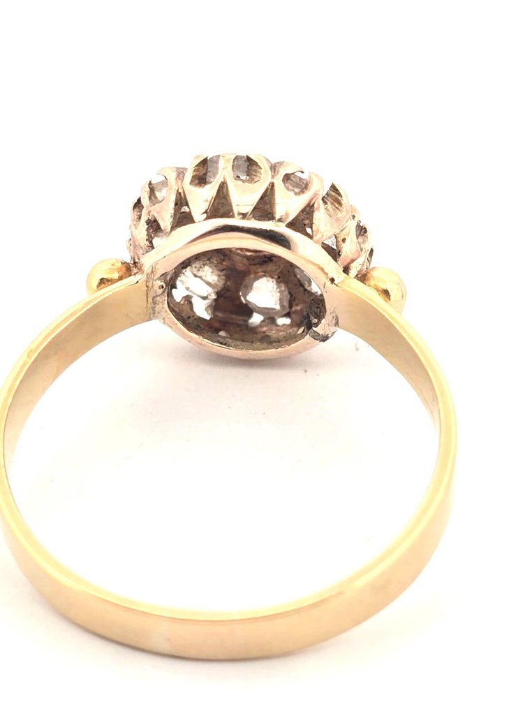 戒指 - 18K包金 黄金 -  0.63ct. tw. 钻石 (天然)  #3.2