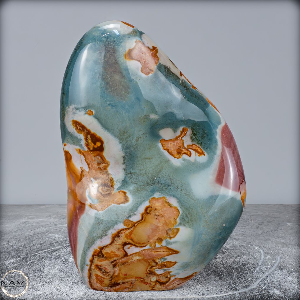 Φυσική σπάνια χρωματική πολύχρωμη αγκάτη Ελεύθερη μορφή- 3836.35 g #1.0