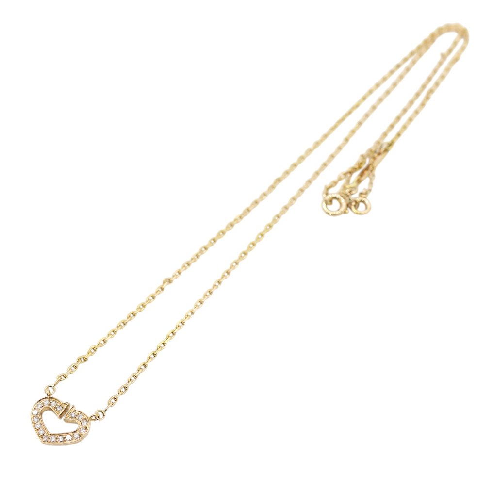 Cartier - Collier avec pendentif - C Heart Necklace - 18 carats Or jaune - diamants #3.2