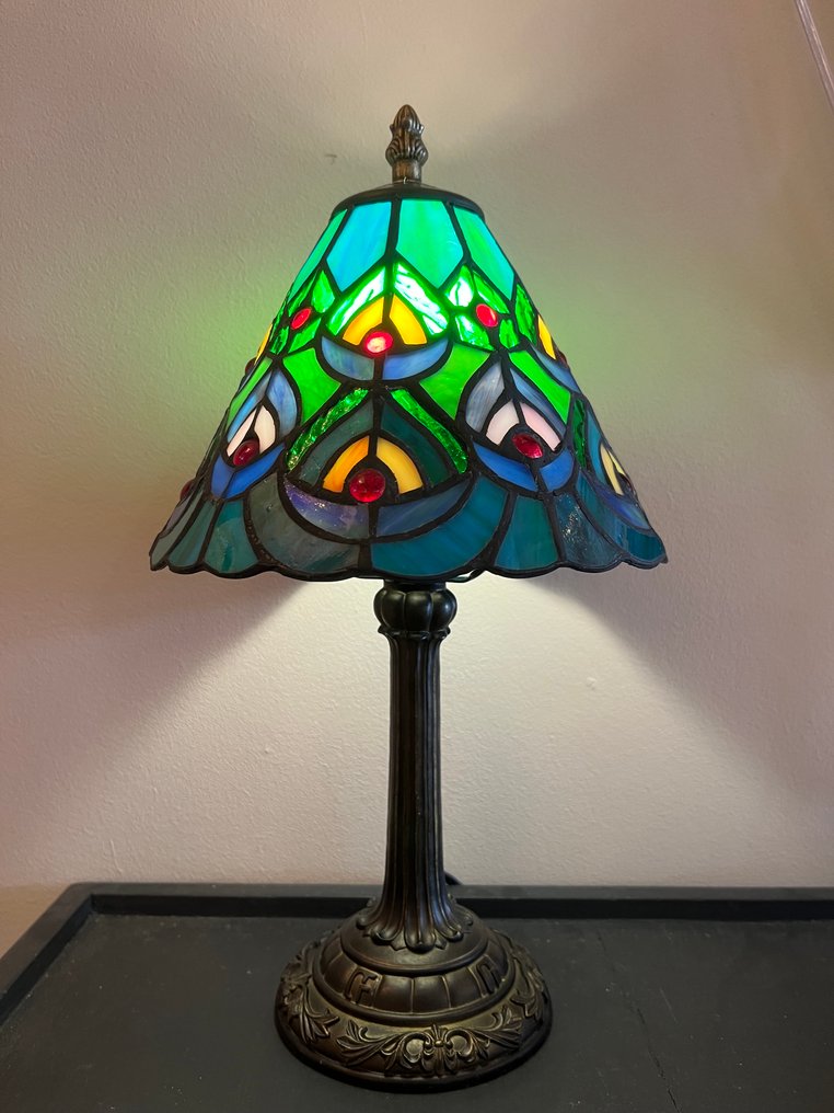 Επιτραπέζιο φωτιστικό μπουφέ - Υαλογράφημα #1.0