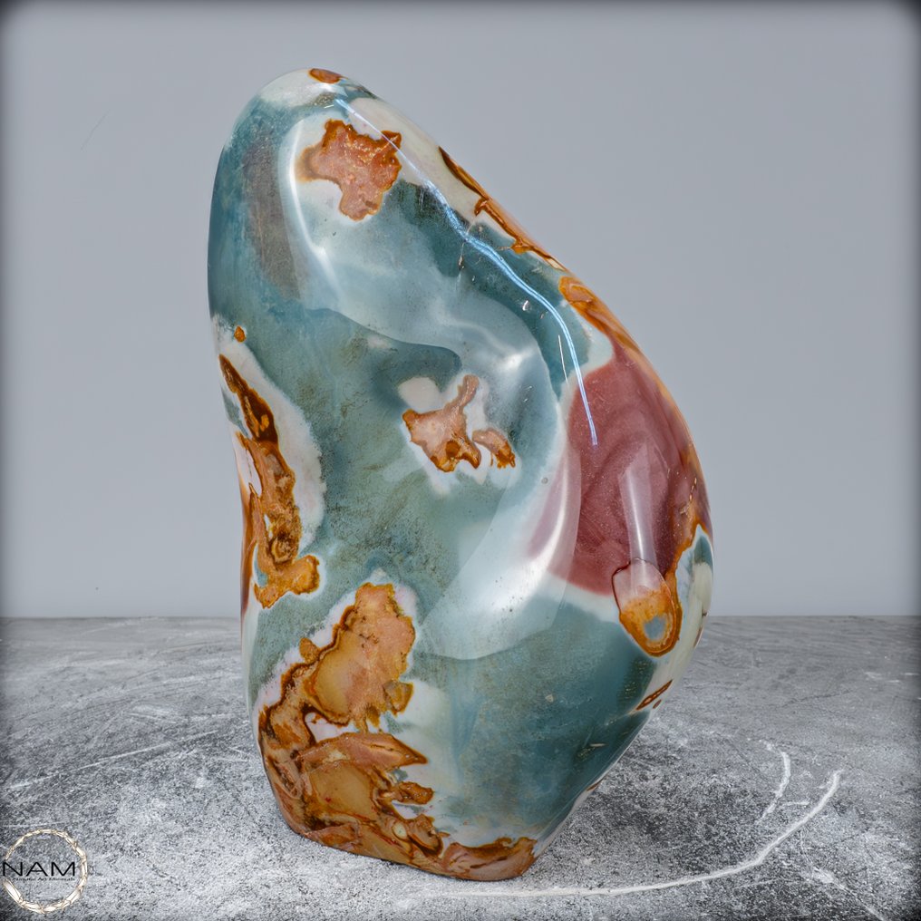 Φυσική σπάνια χρωματική πολύχρωμη αγκάτη Ελεύθερη μορφή- 3836.35 g #1.0