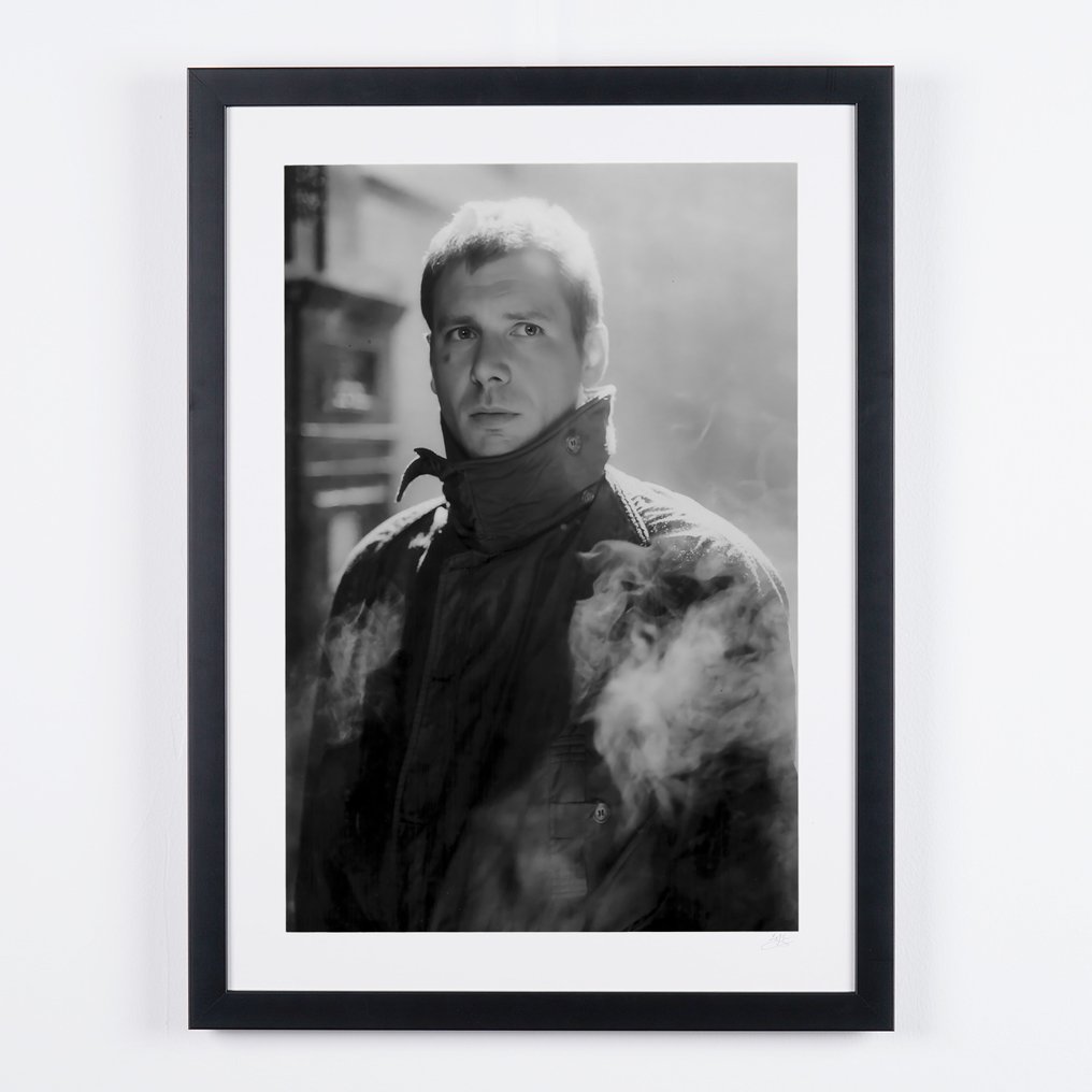 Blade Runner - Harrison Ford as "Deckard" - Fine Art Photography - Luxury Wooden Frame 70X50 cm - Limited Edition 01 of 30 - Serial 20196 - Original Certificate (COA), Hologram - 100% New. Shipping Reduction from 3 items #4.3