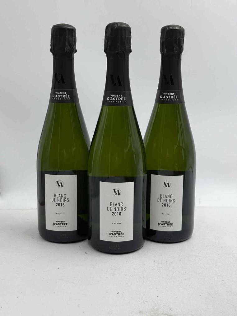 2016 Vincent d'Astrée, Blanc de Noirs - 香槟地 Brut - 3 Bottles (0.75L) #1.0