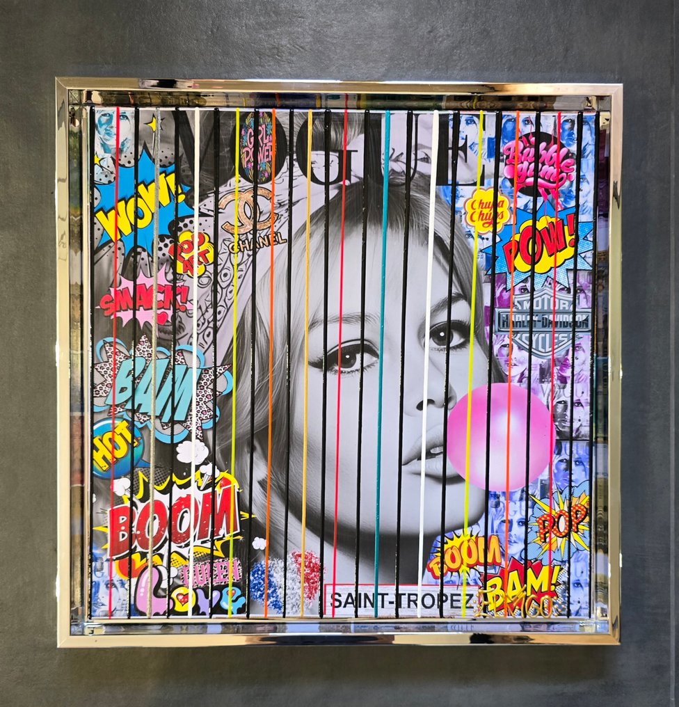 Elmago - Brigitte Bardot bubble gum french codebarre (large) #1.0