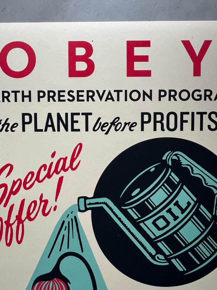 Shepard Fairey (OBEY) (1970) - Earth Preservation #2.1