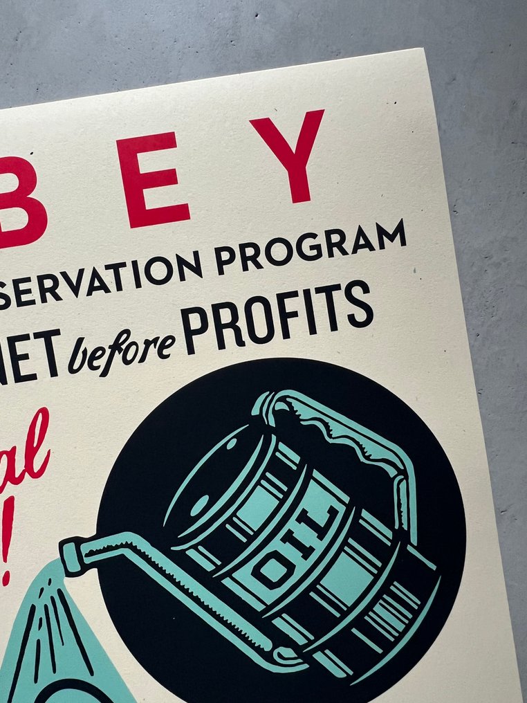 Shepard Fairey (OBEY) (1970) - Earth Preservation #3.2