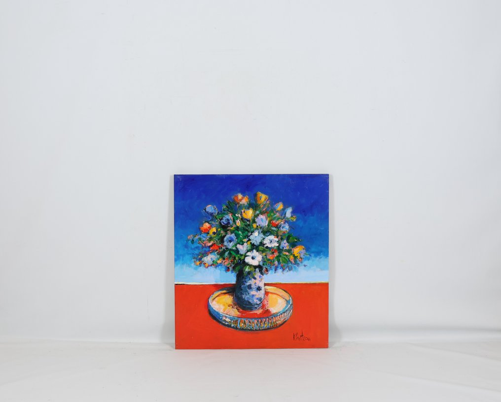 Mart Seijkens (1945) - Kleurrijk bloemstuk #2.1