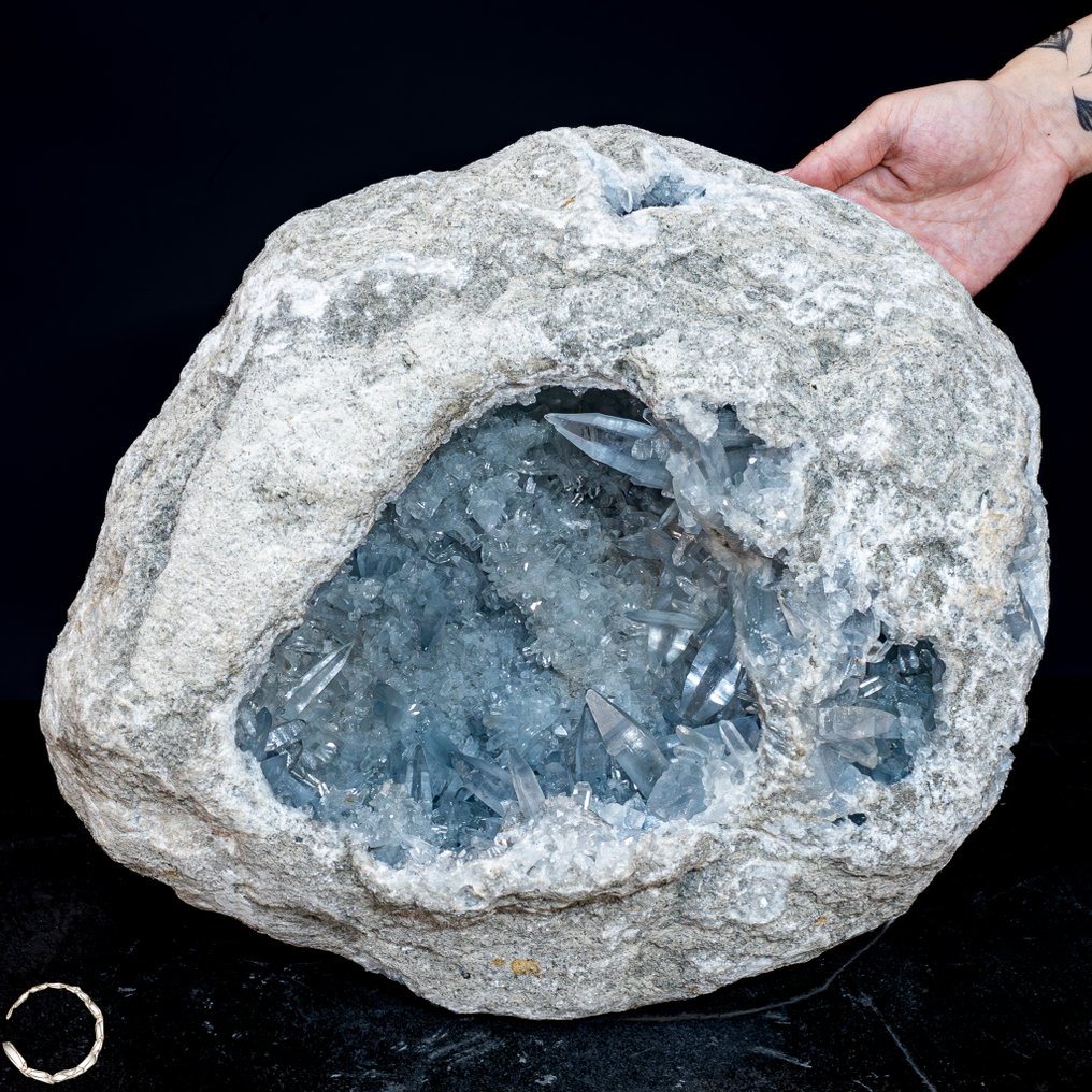 珍稀天然塞莱斯蒂特水晶簇,马达加斯加,重39公斤 大自然的艺术品- 39006.52 g #1.0