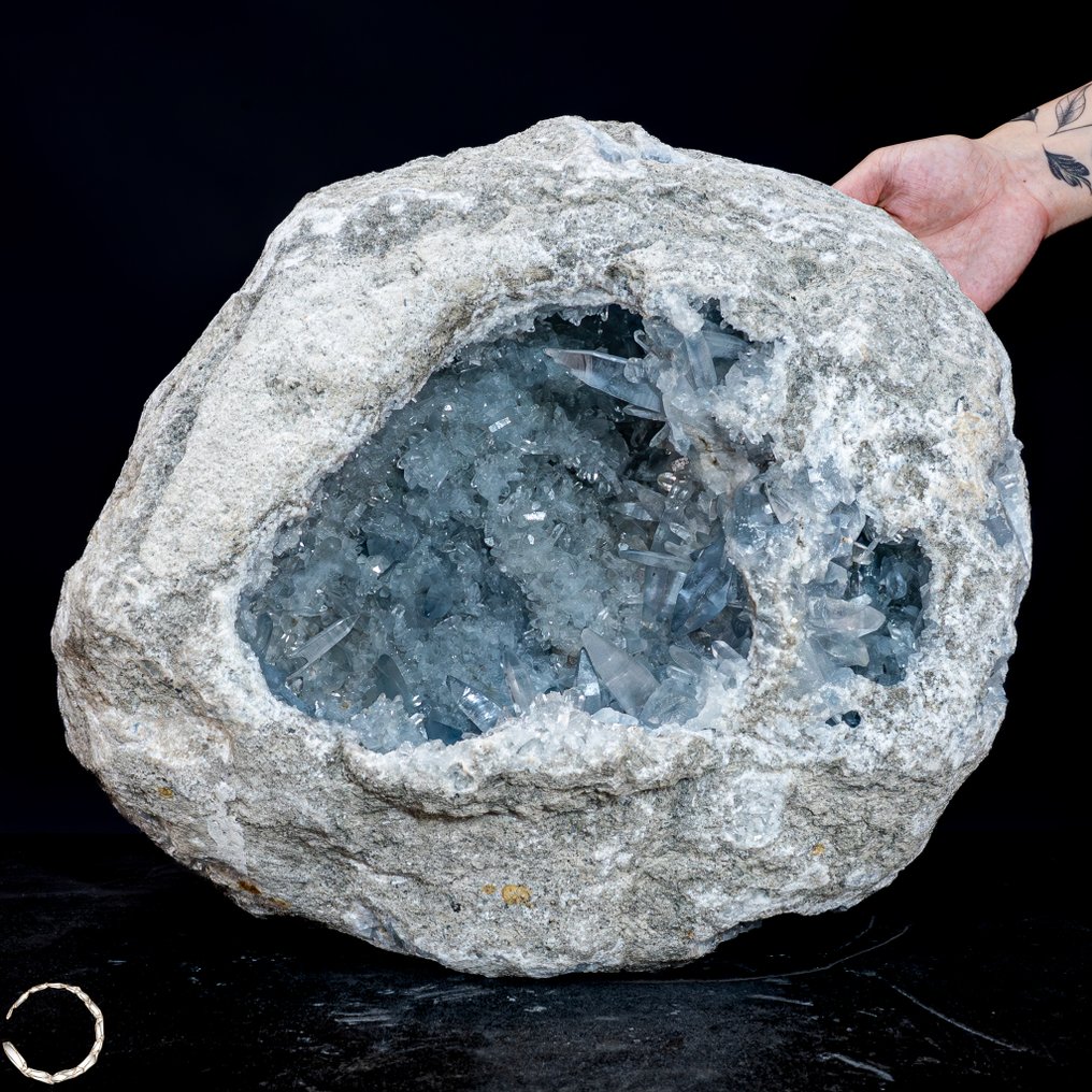 珍稀天然塞莱斯蒂特水晶簇,马达加斯加,重39公斤 大自然的艺术品- 39006.52 g #1.0