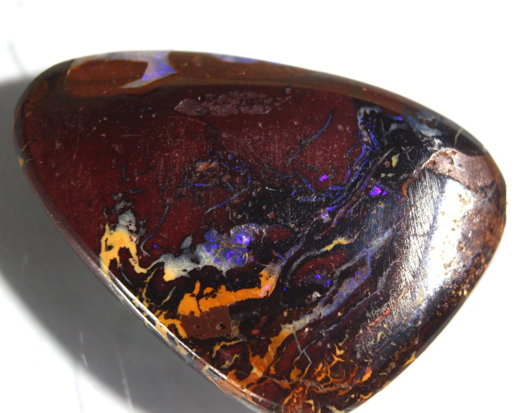 Ct. 20.80 Australian Boulder Opal Polished - Height: 26 mm - Width: 18 mm- 4.16 g #4.3