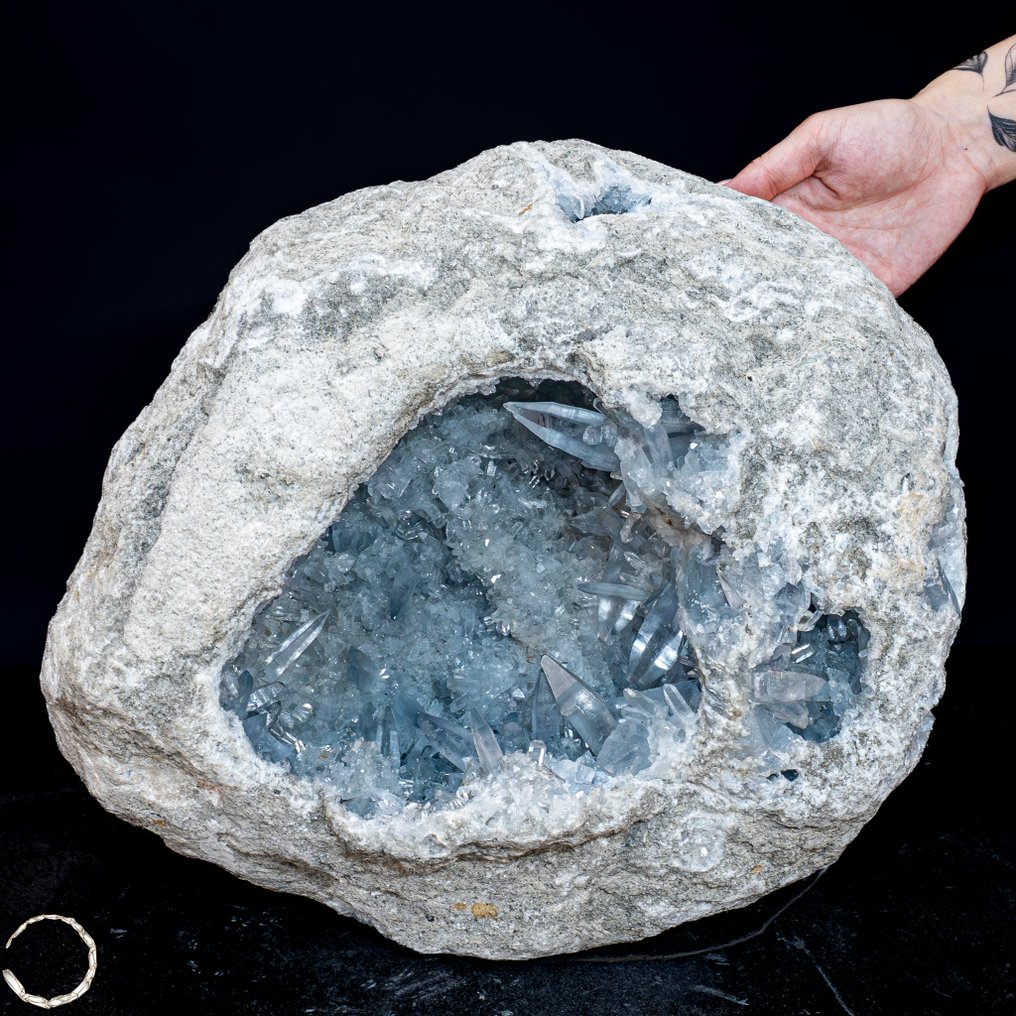 珍稀天然塞莱斯蒂特水晶簇,马达加斯加,重39公斤 大自然的艺术品- 39006.52 g #2.1