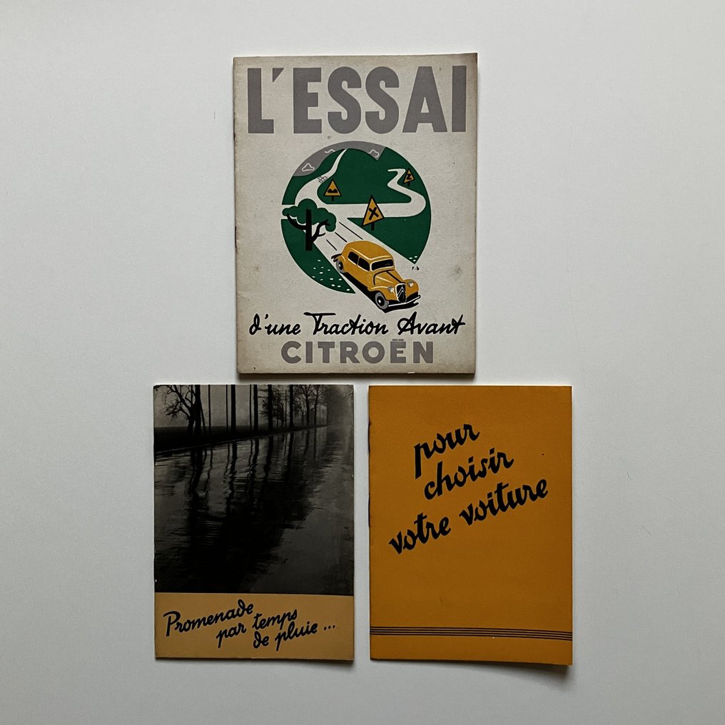 (FR) CITROËN TRACTION AVANT brochures - 1937 #1.0
