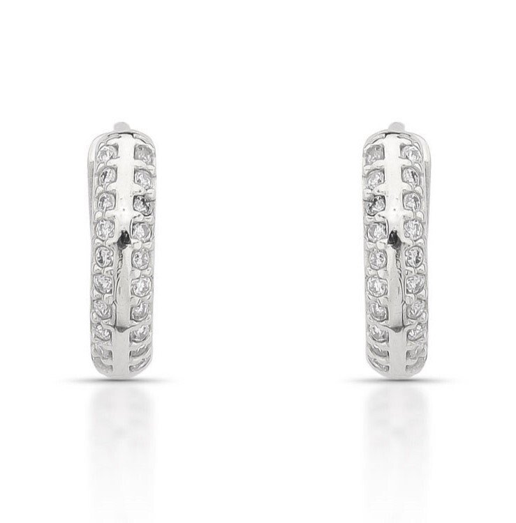 χωρίς τιμή ασφαλείας - Σκουλαρίκια - 14 καράτια Λευκός χρυσός - 0.50ct. tw. Διαμάντι (Φυσικό) - Δεν υπάρχει κείμενο προς μετάφραση, οπότε η απάντηση είναι μια τυπική δήλωση. Ο κωδικός 802760 δεν #2.1