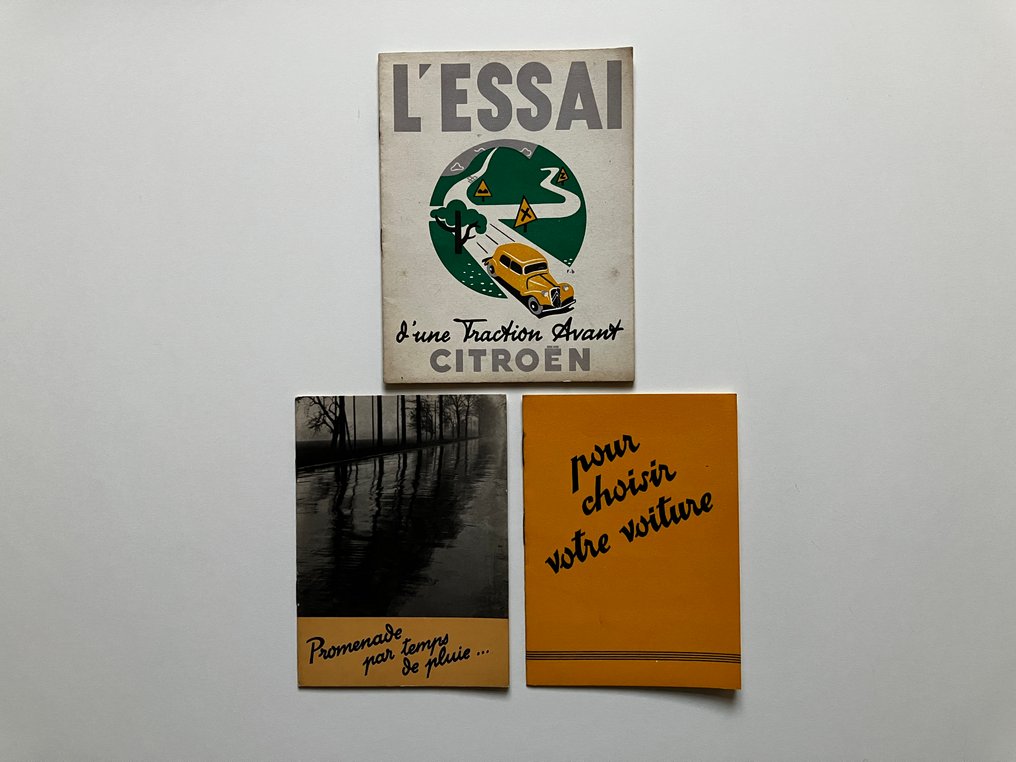 (FR) CITROËN TRACTION AVANT brochures - 1937 #1.0