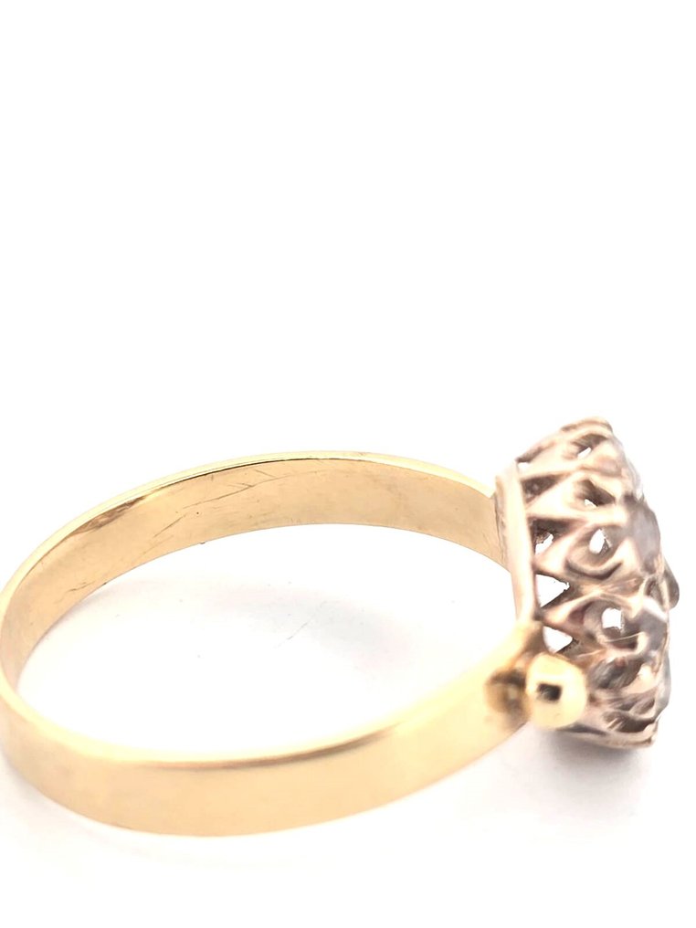 戒指 - 18K包金 黄金 -  0.63ct. tw. 钻石 (天然)  #4.3