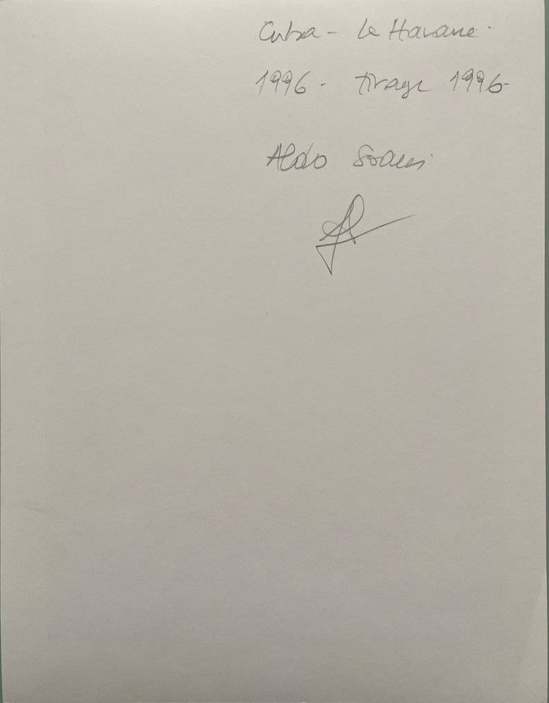 Aldo SOARES (Né en 1960) - Portrait de bouchers, cubains, La Havane, Cuba, 1996 #4.3