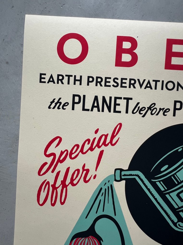 Shepard Fairey (OBEY) (1970) - Earth Preservation #1.0