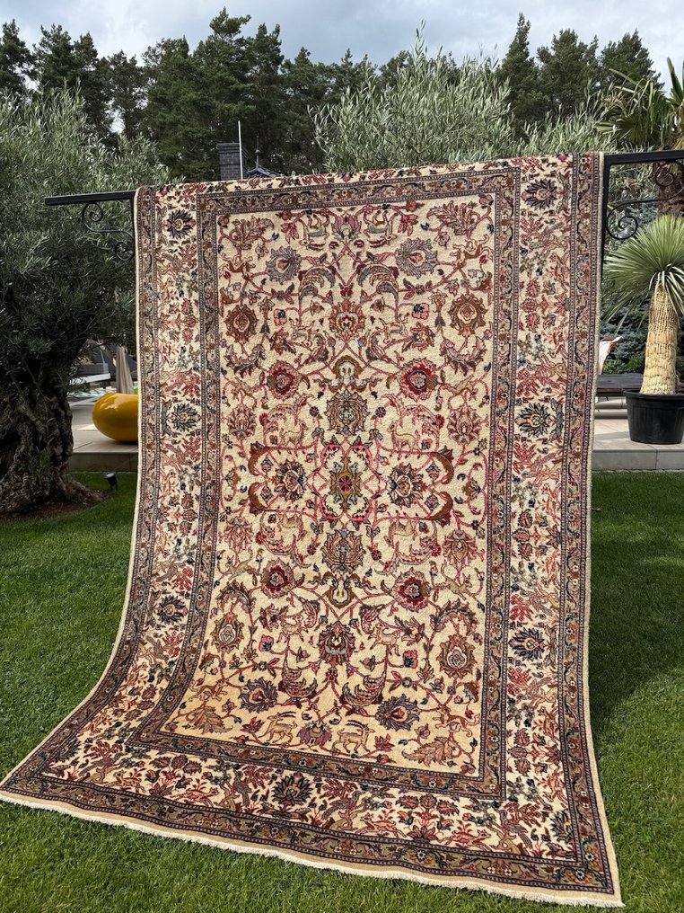 Unikt indo-goum tæppe - Tæppe - 280 cm - 175 cm #2.1